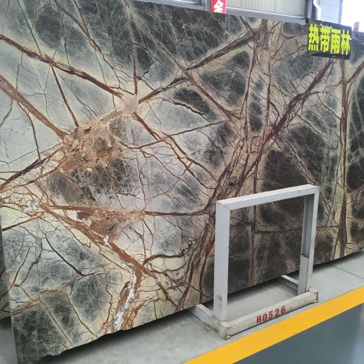 Rainforest Green Marble Slabs (4)