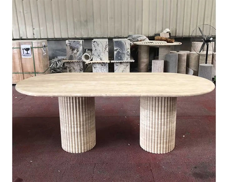 Travertine Outdoor Table Travertine Outdoor Table