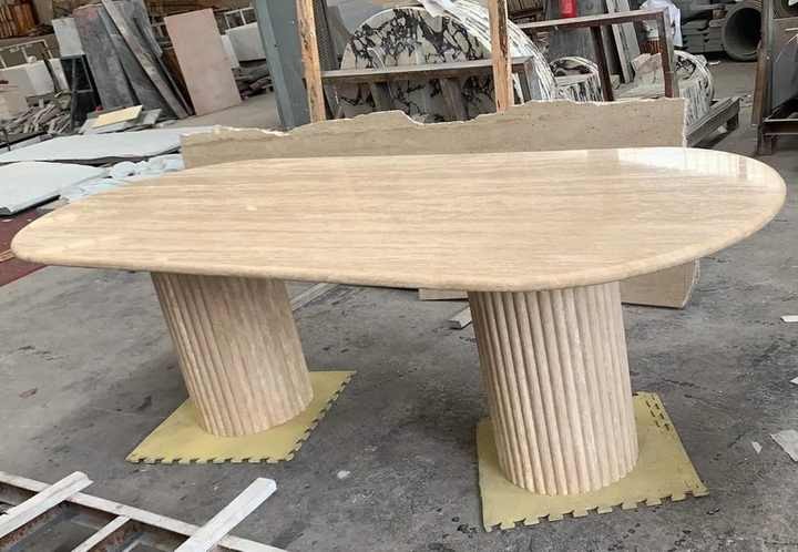 travertine dining table travertine dining table